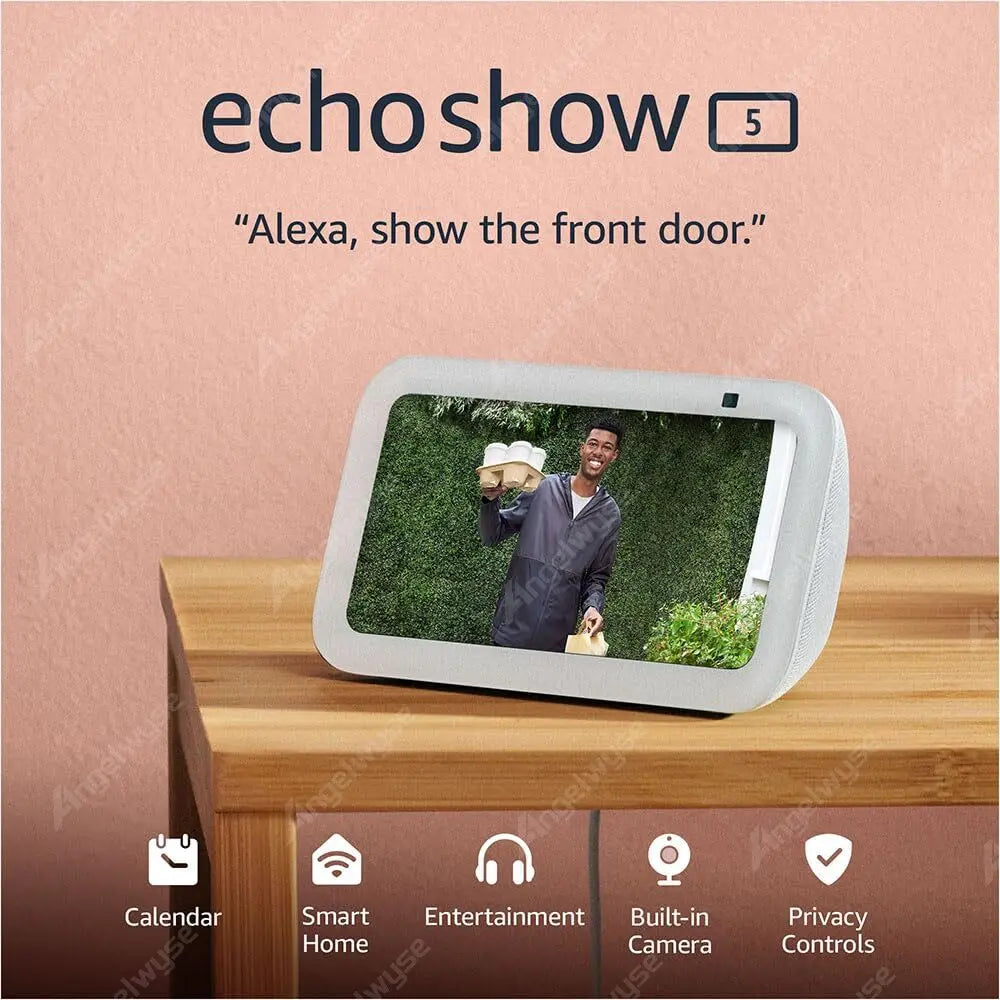 Original Echo Show 5 3nd Gen Smart Mini Wifi Alexa Voice Assistant Home Smart Display Speaker With 2x The Bass and Clearer Sound