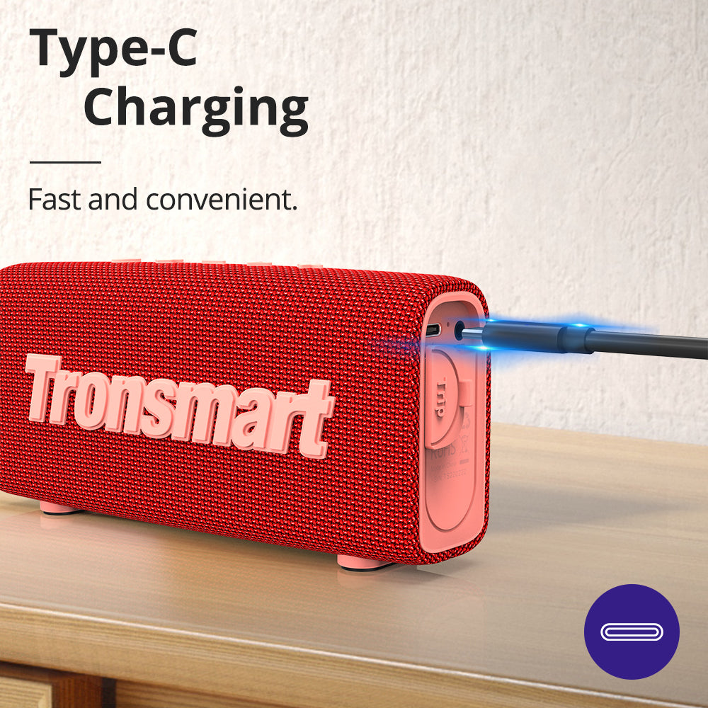 Tronsmart Trip Bluetooth 5.3 Speaker Dual-Driver Portable Speaker with IPX7 Waterproof, True Wireless Stereo for Outdoor speaker